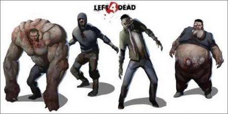 Модели зомби из Left4Dead